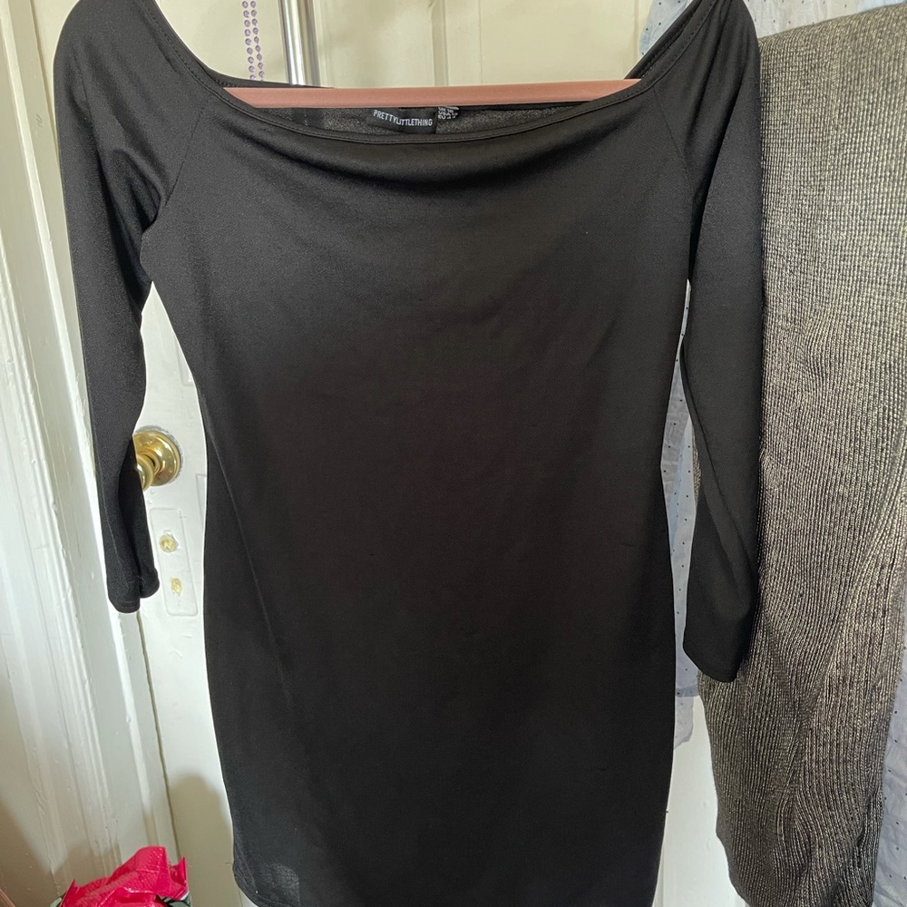 very short off the shoulders pretty little thing dress